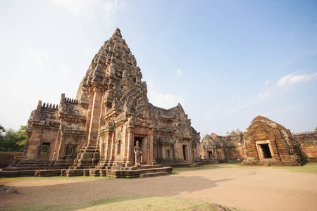 Phanomrung 历史公园高棉寺庙在泰国