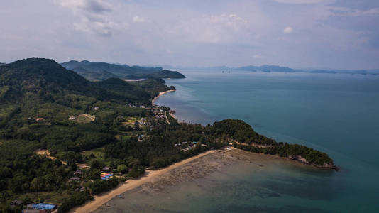 泰国甲米岛遥的鸟瞰景观