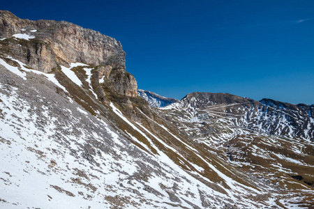 风景沿大格洛克纳山高山路在奥地利, 欧洲