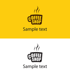 矢量咖啡标识设计