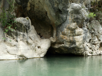 在土耳其高纳克峡谷