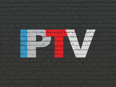 Web 设计概念 Iptv 上的背景墙上