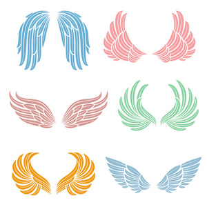 特殊符号帅气翅膀图片