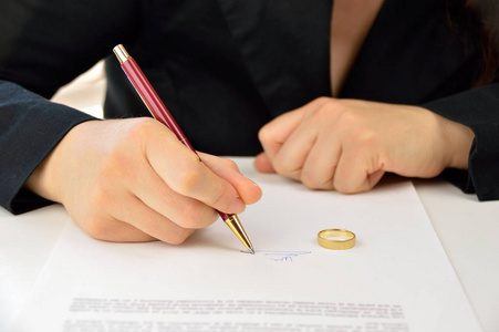 签署离婚协议