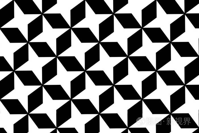 抽象的黑白相间的花纹设计背景