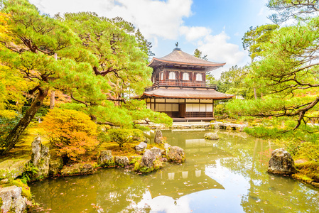 在京都银阁寺