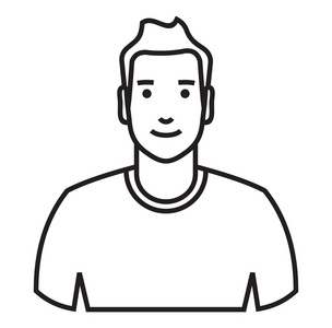 工程师头像轮廓图标图片