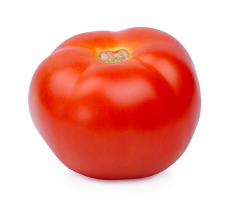孤立的成熟番茄