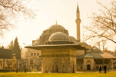 在伊斯坦布尔的奥斯曼风格清真寺