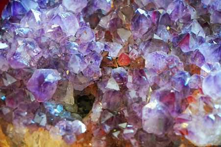 紫水晶天然矿物质地