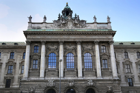 司法宫 Justizpalast 在慕尼黑，巴伐利亚，德国