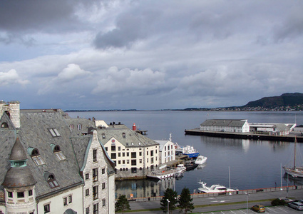 奥勒松港在挪威