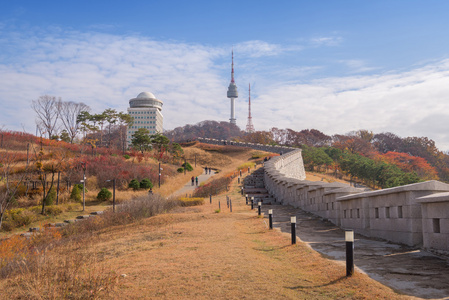 南山公园和 N 首尔塔韩国