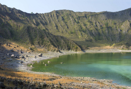 El Chichonal 火山绿湖