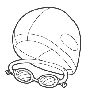 泳帽图标图片-泳帽图标素材-泳帽图标插画-摄图新视界