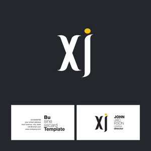 Xj 联合字母徽标