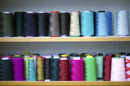纤维棉面料纺织胶辊线轴和光绳纱