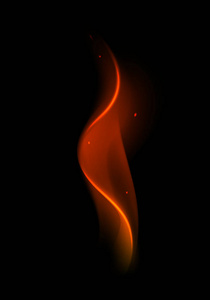矢量抽象红色火焰背景图片