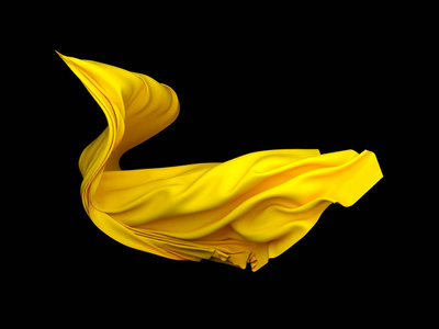 黄色丝绸图片