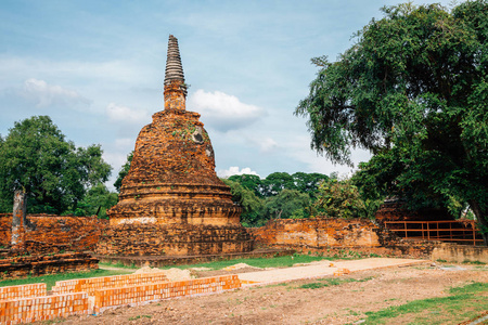 泰国大城府古遗址 Sanphet 寺