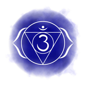 眼轮第六,第三眼脉轮-眉心照片