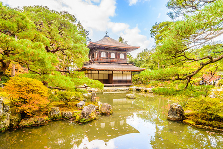 在京都银阁寺