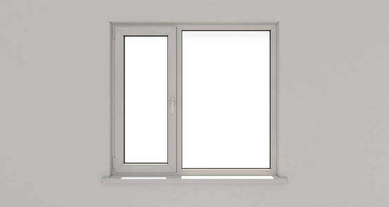 白色的窗口.塑钢门窗照片