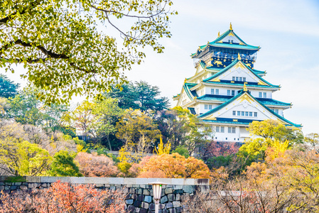 美丽的建筑大阪城堡