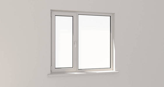 墙.铝合金窗.白色的窗口.塑钢门窗照片