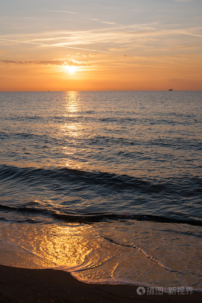 海上日落