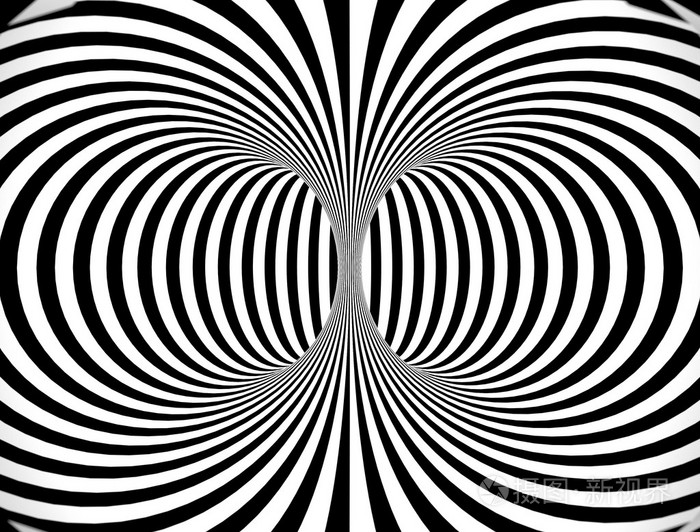 抽象的螺旋圈黑色和白色照片-正版商用图片0oxnbc-摄图新视界