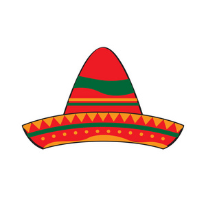 传统的墨西哥帽