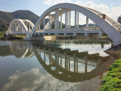 泰国南邦府铁路大桥河