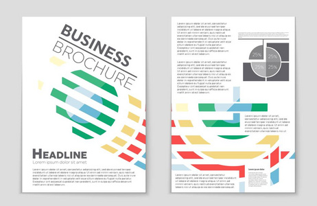 抽象矢量布局背景集。艺术模板设计 列表 页面 样机宣传册主题样式 横幅 想法 封面 小册子 打印 传单，书，空