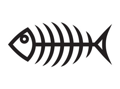 鱼骨头图标图片