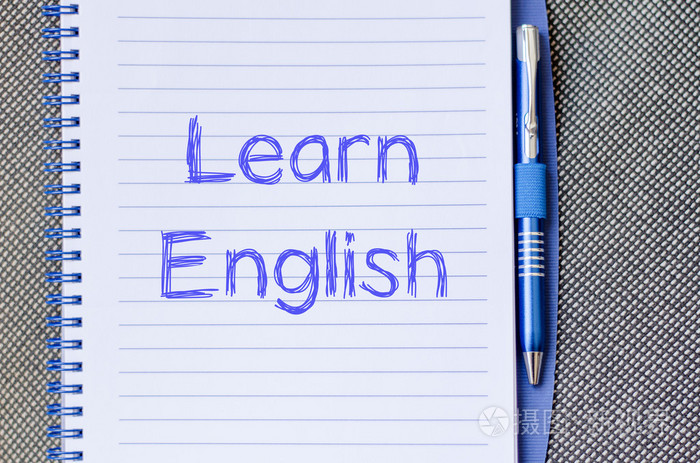 学习英语写在笔记本上照片-正版商用图片0oyh0b-摄图新视界