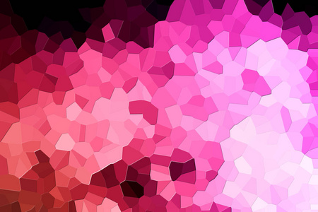 来自各种粉红色多边形和三角形的抽象几何图案的照片