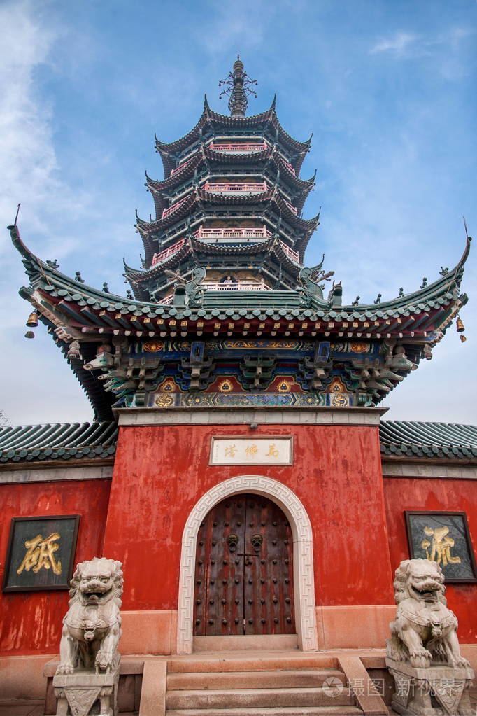 镇江金山丁卉凡寺万塔