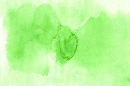 水彩颜料印迹和设计模板和背景的形状画布上抽象的彩色油画景观.
