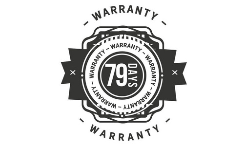 签出产品79天保修图标图章照片