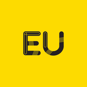 欧盟连接字母标志图片