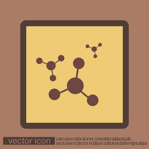 原子，分子符号图标