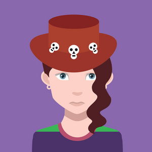 女性用户头像照片