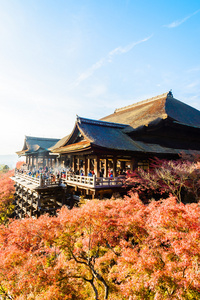 在日本京都清水寺防务研究局