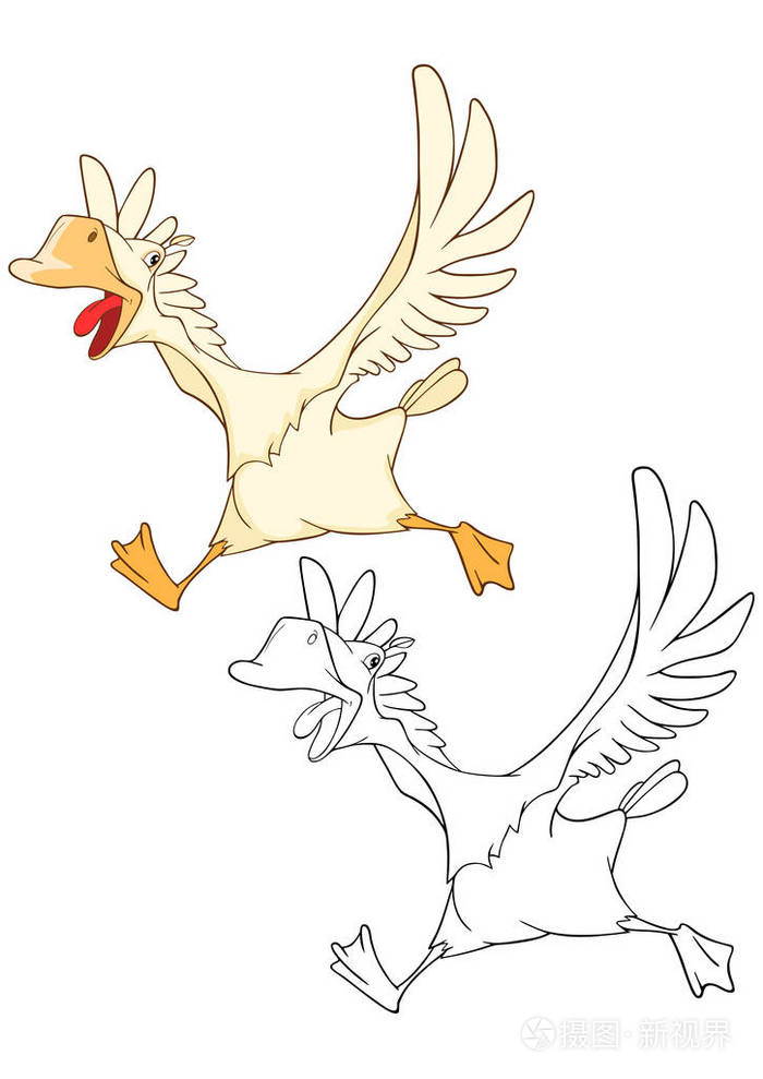 国内的鹅卡通人物图画书