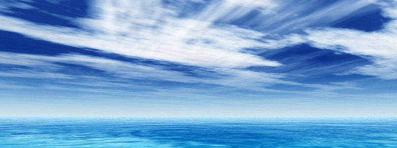 分辨率概念概念大海或海洋波浪和天空 cloudscape 异国情调或天堂背景