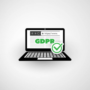 欧盟通用数据保护条例 Gdpr 设计概念遵守安全的个人数据存储和处理规则