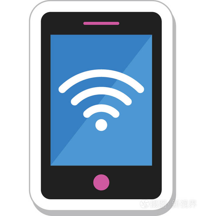 移动wifi色矢量图标