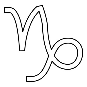 摩羯座连线图图片