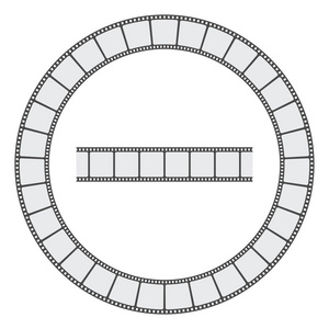 相机胶片帧矢量 illustratipn